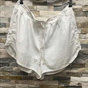 American Eagle Outfitters White Athletic Shorts